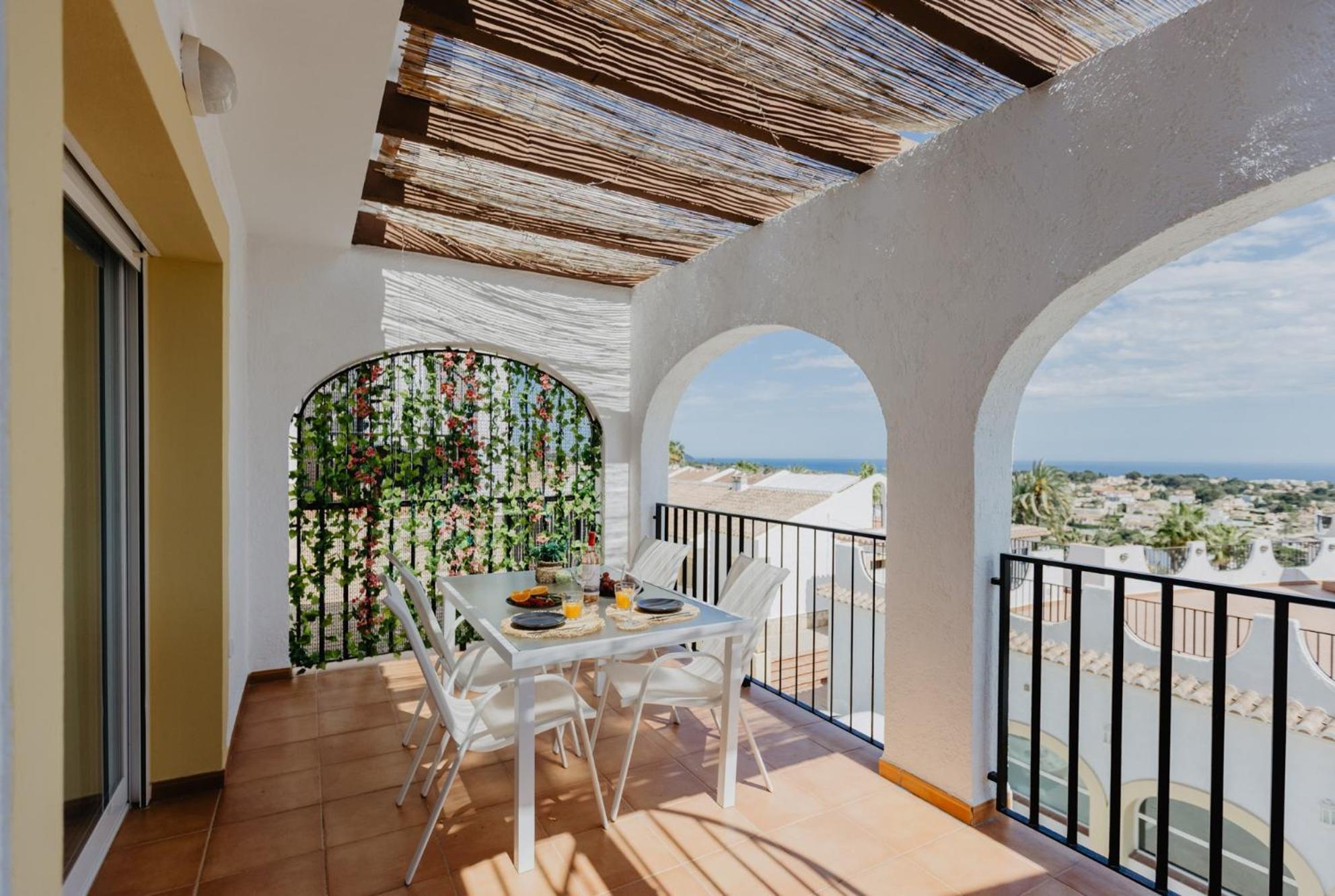Casa Sunrise - Costa Blanca House With Rooftop, 5 Swimming Pools And Panoramic Sea- And Views At Penon De Ifach カルプ エクステリア 写真